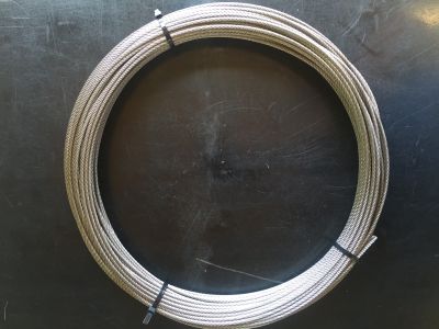 Stainless Steel Wire 3.2mm 7x19 316 Marine Grade.