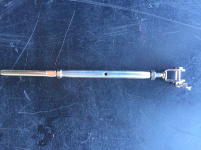 Stainless Steel Jaw Swage Rigging Turnbuckle 3.2mm Wire