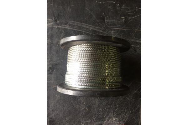 Stainless Steel Wire 3.2mm 7x19 316 Marine Grade x 305 metre roll